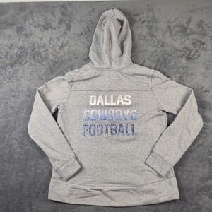 Dallas Cowboys Womans Her Style 1/2 Zip Pullover Sweatshirt Size L